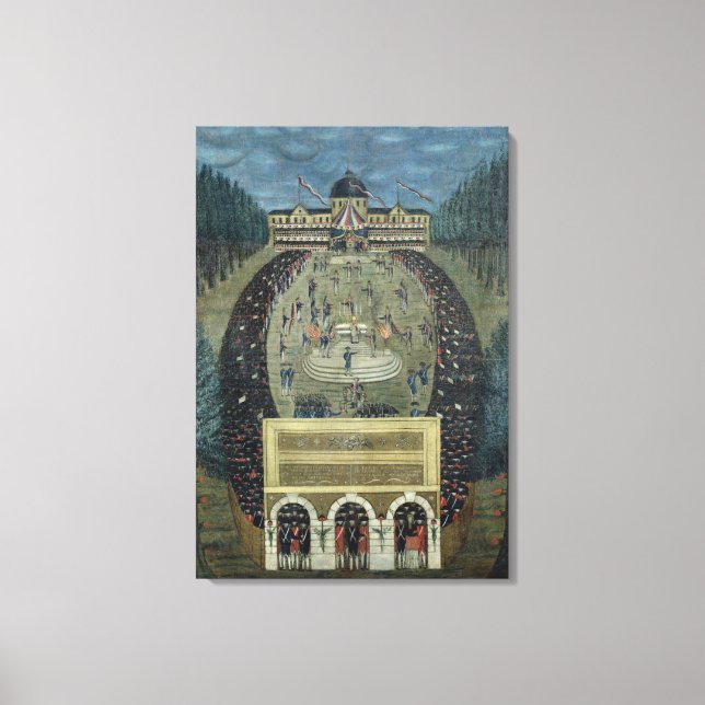 Fete de la Federation, 14. Juli 1790 Leinwanddruck (Vorderseite)