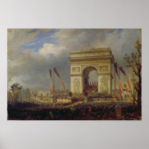 Fete de la Fraternite am Arc de Triomphe Poster