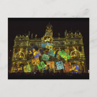 Fête des Lumières Lyon Postkarte