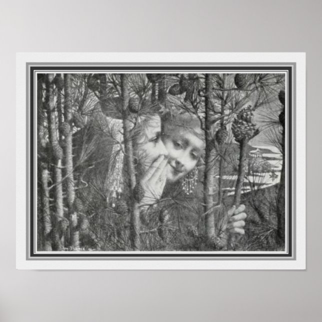 "Fetes De Ceres" von Lucien Levy Dhurmer 12 x 16 Poster (Vorne)