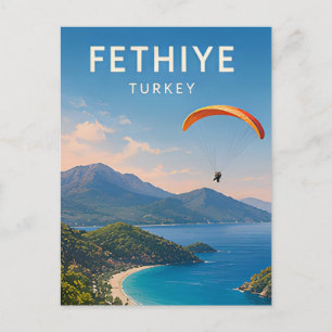 Fethiye Türkei Blaue Lagune und Bergblicke Postkarte