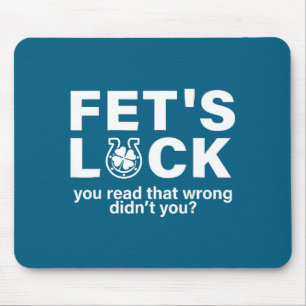 Fet's Glück St. Patricks irische Illustration Mousepad