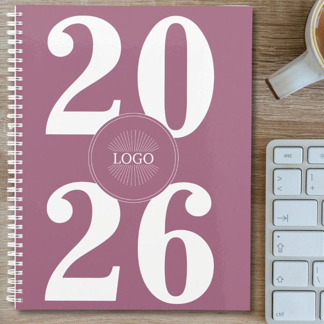 Fett 2026 Logo Weißer Rosa-Planner Planer (Von Creator hochgeladen)