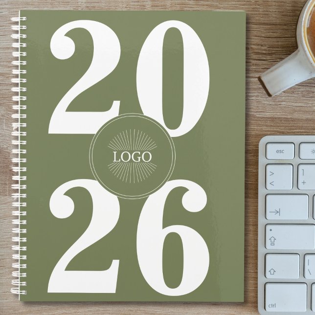 Fett 2026 Logo White Sage Green Planner Planer (Von Creator hochgeladen)