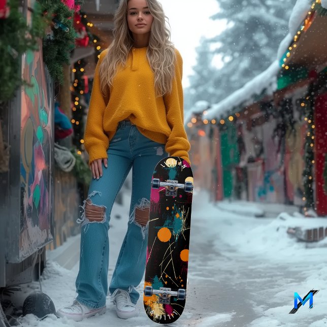 Fett Abstrakter Expressionismus Skate Deck Skateboard (Von Creator hochgeladen)