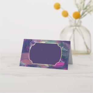 Fett-Acrylmalerei-Platzkarte Platzkarte