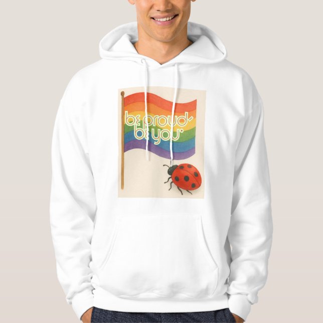 Fett ausdrückende LGBTQ und Stolz Hoodie (Vorderseite)