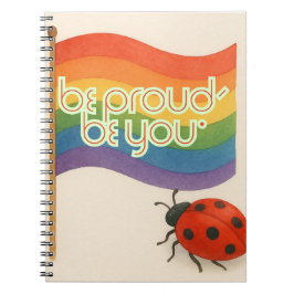 Fett ausdrückende LGBTQ und Stolz Notizblock