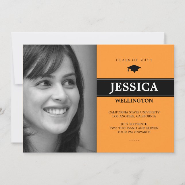 Fett Bar 1 Foto Abschluss Ankündigung (Vorderseite)