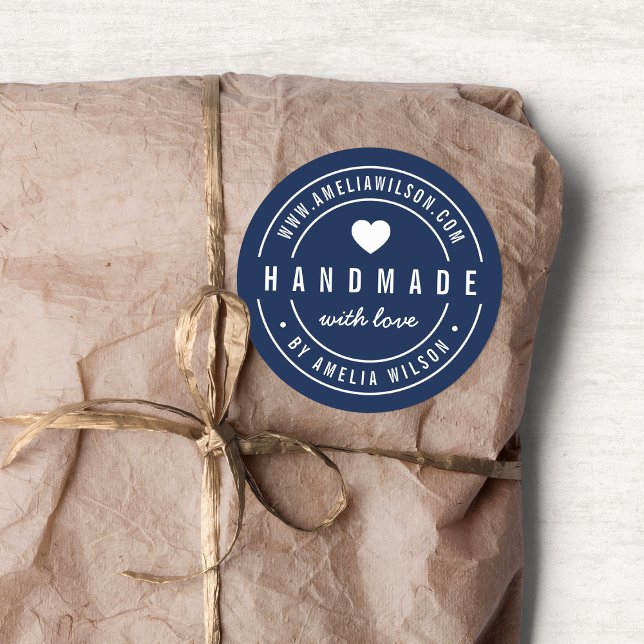 Fett bedruckte Farbe mit Liebe Herz Runder Aufkleber (Von Creator hochgeladen)