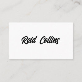 Fett Beruflich Signature Script Markenname B Visitenkarte