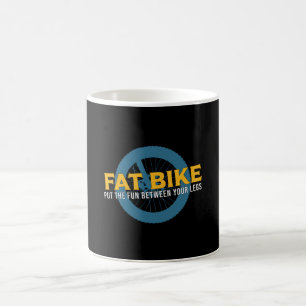 Fett-Bike zwischen Ihrem Biker Biker Retro Kaffeetasse