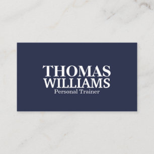 Fett-Blue-White-Personal-Trainer Visitenkarte