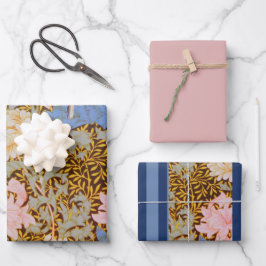 Fett Blumenmuster Wm Morris Design Geschenkpapier Set