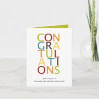 Fett-Briefe - Gratulationskarten