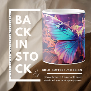 Fett-Butterfly-Design-Keramik-Tasse Kaffeetasse