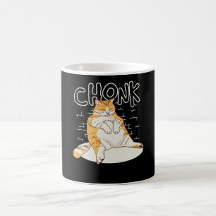 Fett Cat Chonk Scale Chonky Meme Chonker Chat Kaffeetasse