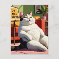 Fett Cat Funny nicht stören