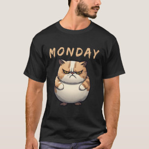 Fett-Cat-Montag T-Shirt