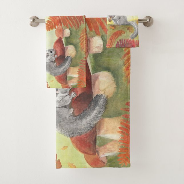 Fett-Dormaus (Glis glis) Badhandtuch Set (Insitu)