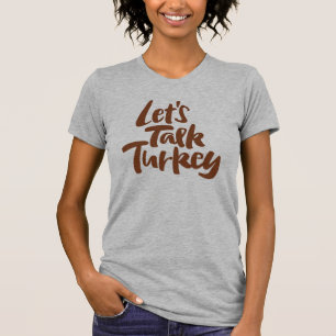 Fett Erntedank Lasse Gespräch Türkei Lettern T-Shirt