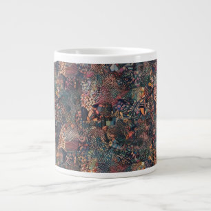Fett farbiges Muster Spezialität Kaffeecup Jumbo-Tasse