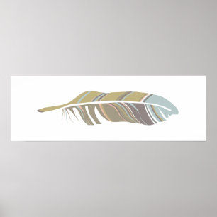 Fett-Feder-neutrale Kunstdruckmauerdekor Poster
