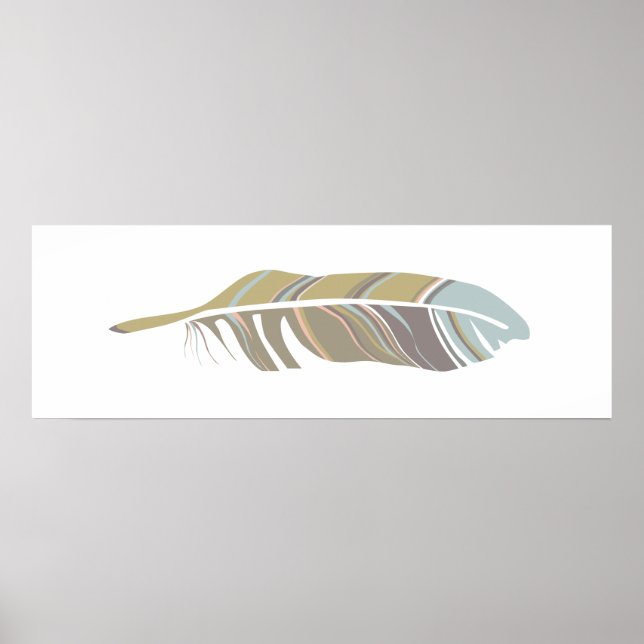 Fett-Feder-neutrale Kunstdruckmauerdekor Poster (Vorne)