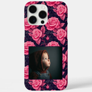 Fett Freundin Geschenk Rose Blumen Custom iPhone 16 Pro Max Hülle