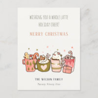 Fett Funny Whole Latte Kaffee Heiligen Weihnachten