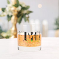 Fett gedruckte Buchstaben "Trauzeuge" Custom Weddi