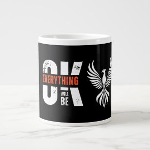 Fett Gedruckte Ruhige Erinnerungs-Kaffeetasse Jumbo-Tasse
