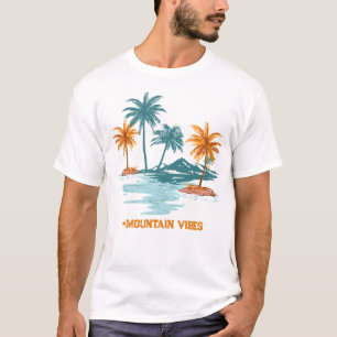 Fett gedrucktes Camping / Outdoor T-Shirt   Bergvi