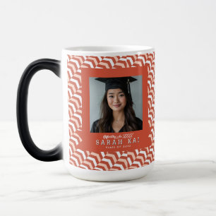 Fett gedrucktes Chevron-Geschenk für ihn Abschluss Verwandlungstasse