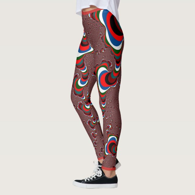 Fett gefärbte Funnel Cloud-Leggings Leggings (Links)
