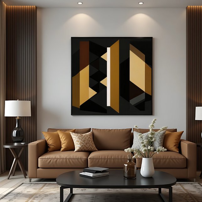 Fett Geometrisch Modern Minimalistisch Poster (Von Creator hochgeladen)