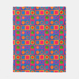 Fett geometrisches Muster Fleece Blanket