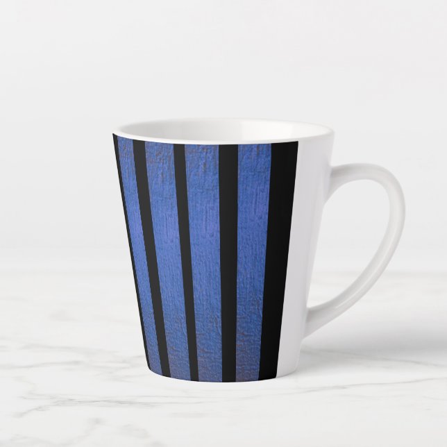 Fett gestreifter Kaffeebecher Latte-Mug Milchtasse (Rechts)