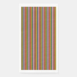 Fett gestrichenes mehrfarbiges Party Serviette