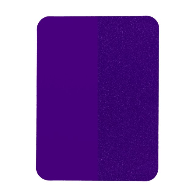 Fett geteilte Lila, flexible Foto-Magnet Magnet (Vertikal)