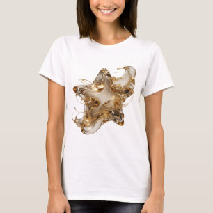 Fett Gold GOLDENER STERN Maßgeschneidert T-Shirt