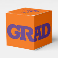 Fett-GRAD-Lila- und Orange-Graduierungspartei
