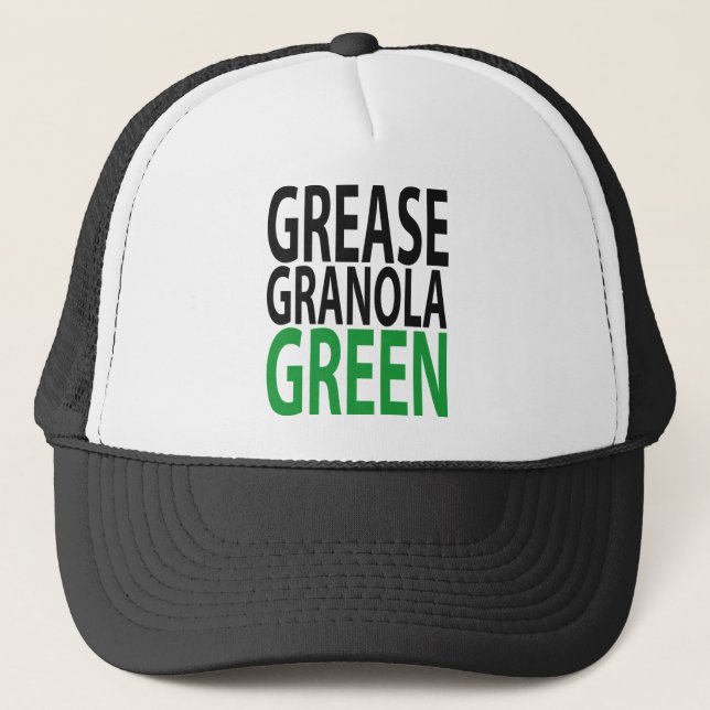 Fett, Granola, GREEN! Truckerkappe (Vorderseite)