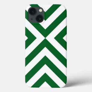 Fett grüne und weiße Chevrons Case-Mate iPhone Hülle
