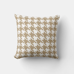 Fett Hahnentrittmuster Pattern Pillow Kissen