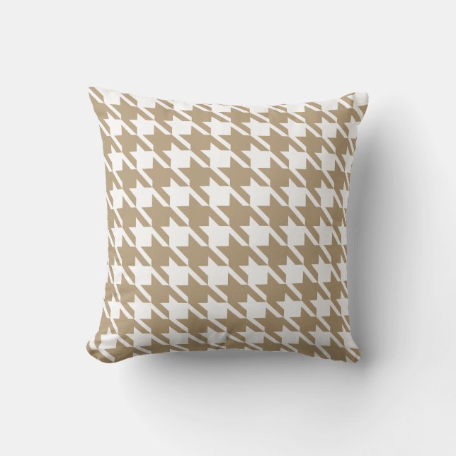 Fett Hahnentrittmuster Pattern Pillow Kissen (Vorderseite)