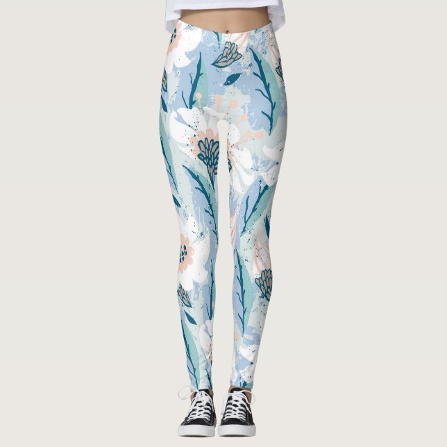 Fett handgestrichen Vintag Leggings (Vorderseite)
