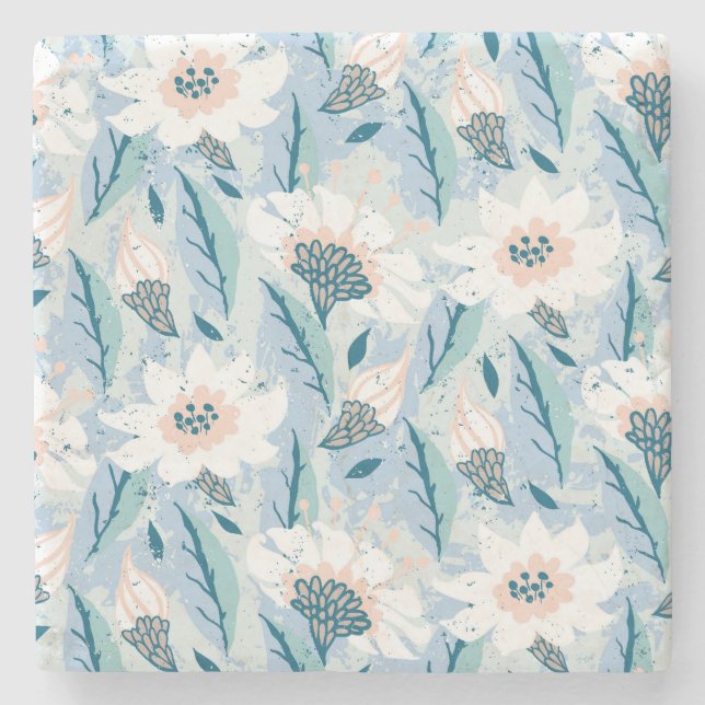 Fett handgestrichen Vintag Steinuntersetzer (Vorderseite)