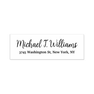 Fett Handwriting Klassisches Elegant Minimalistisc Permastempel