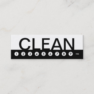 Fett-HAUS CLEANING Kundenbindung Treuekarte